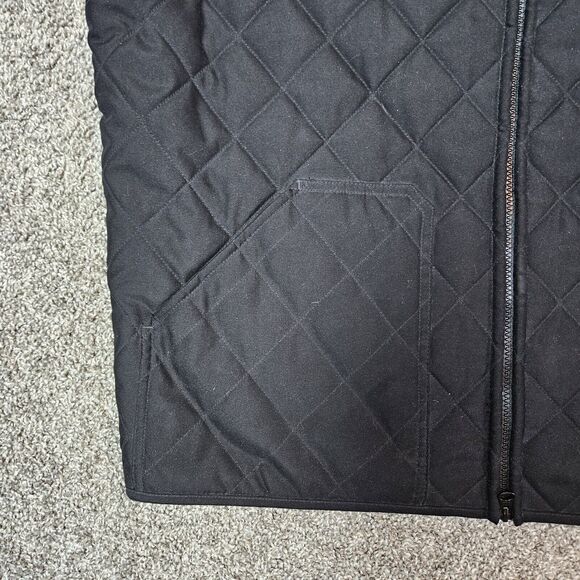 Pendleton Vest Mens Extra Large Black Quilted Faux Sherpa Western - Picture 5 of 9